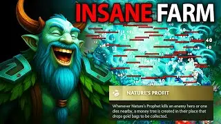 NEW META Nature's Prophet (7.39e) &mdash; Immortal Easy Carry &mdash; Insane Farming Tempo