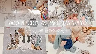 TIMELAPSE 1000-PIECE PUZZLE MINISO WE BARE BEARS WITH AVA (AGE 5)