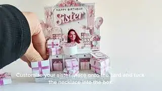 Birthday Stand for Sister! #happybirthday #miniaturedesign #diy