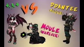 Wow Rogue PVP Dueling ✖  Ddantee Vs Moule Duels! (Wow Cataclysm Duels 4.3.4 )