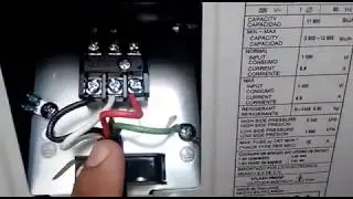 Conexión eléctrica de un aire acondicionado inverter v