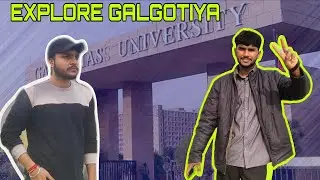 Exploring Galgotiya University with My Friends 