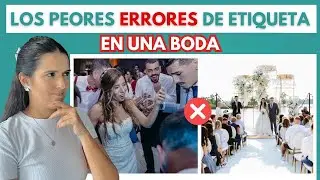 Errores de etiqueta en bodas que podrían darte pena