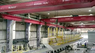 Productie si livrare la export pod rulant bigrinda 45 tone
