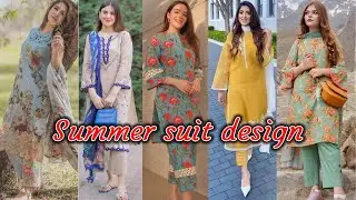 Trendy summer suit design || Beautiful suit for summer || Cotton trouser suit in 2023😍😍🥰 #fashion