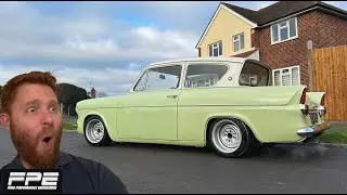 Я занизил свой Ford Anglia, чтобы создать образ в стиле Южного Лондона.