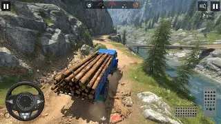 INSANE Off-Road Truck Logging Challenge 🌲🚚 | Mountain Trail Driving Gameplay