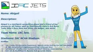 Tech World Galactic Soccer Game Concept (Now with a new logo for the IAC Jets)