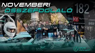 Novemberi Összefoglaló I BME Motorsport