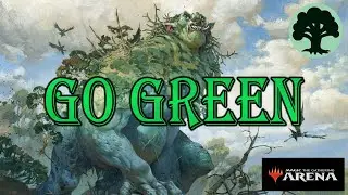 Mono Green Standard BO3 Deck Gameplay - MTG Arena
