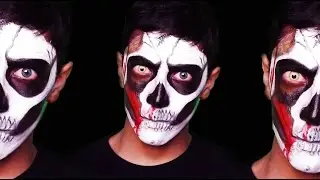 ZOMBIE AND SKELETON MAKEUP