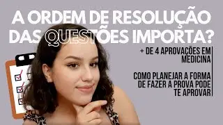 Estratégia de resolução de prova | Vestibular e Enem | Ellen Camily