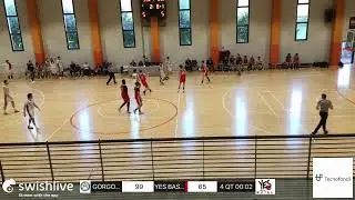 Live alimentato dall'app Swish Live GORGONZOLA VS YES BASKETBALLB