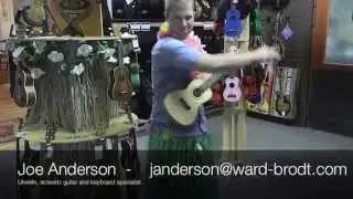 Kala Spalted Maple Uke w/Joe Anderson at Ward Brodt/ Bignote Express