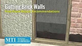 Gutting Brick Walls Post-Flood: Repair Recommendations