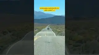 Is this really a road in the US, or a roller coaster? 🎢  #roadtrip #usa #cars #carshorts