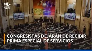 ¿Cuánto dinero dejarán de recibir los congresistas tras eliminación de prima de servicios?