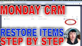 ✅ Как восстановить удаленные элементы в Monday CRM🔴