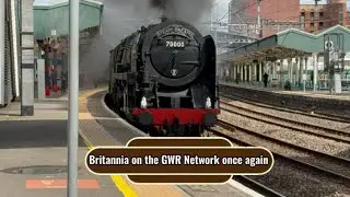 70000 Britannia works 1Z47 and 1Z48 at Newport and Bristol Parkway 16/4/25