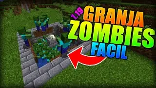 COMO HACER una GRANJA de ZOMBIES FACIL PARA MINECRAFT 1.19!!