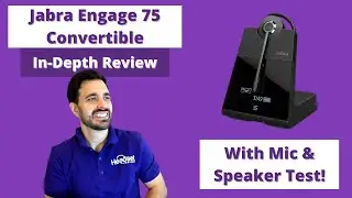 Jabra Engage 75 Convertible In-Depth Review With Mic & Speaker Test!