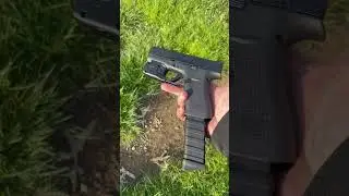 17 round extended mag from drummagazine.com for the Glock 43x. #glock43x #blackrambo #extendedmag