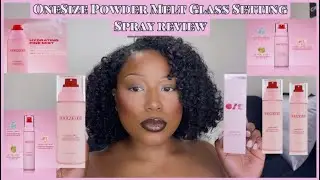 *NEW* OneSize Powder Melt Glass Skin Setting Spray | 8HR Wear Test