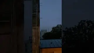 Paris France  Thunderstorm and Lightning 2018