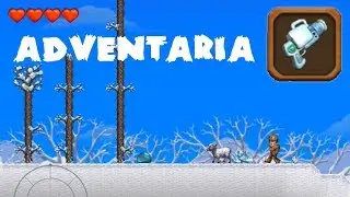 Нашли Снежную пушку в Снежном биоме Adventaria 2D World of Craft & Mining #2