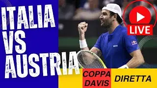 DIRETTA ITALIA - AUSTRIA🔥🎾 QUARTI DI FINALE COPPA DAVIS 2025
