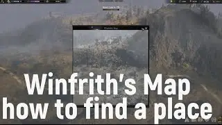 Wartales Winfrith's Map, how to find a place on the map
