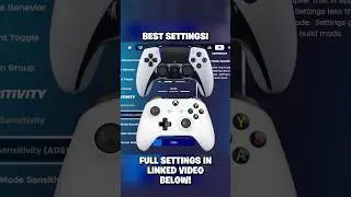 BEST Controller Settings 🎮🧩