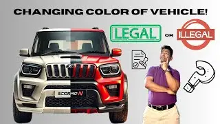 Changing car color legal or Illegal @SagarMamchandaEkGhumakkadBanda