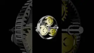 Planetary Gear Mechanism | Blender 3D Animation | 👉 Watch process at  