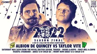 Albion de Quincey has been in training for his match with Taylor Vite for the CLW House Championship