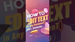 How to edit text on image it's easy way free unlimited #viralvideo #Edit text#Jepg edit#shortreel #
