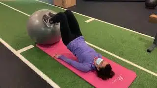Hamstring Curl with Stability Ball