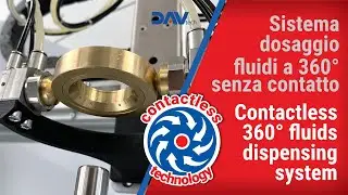 Sistema dosaggio fluidi a 360&deg; senza contatto | Contactless 360&deg; fluids dispensing system