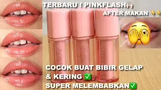 PINKFLASH TRANSFERPROOF BUBBLE GLOWY TINT REVIEW |LEMBAB DI BIBIR + TRANSFERPROOF ?🫣 |Maria Soelisty