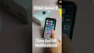 Fitbit Sense 2: включение и выключение текстовых сообщений и уведомлений о телефонных звонках