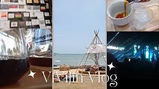 Pattaya Vlog : Restaurant, coffee, Creamfields, sea (TH/EN)