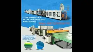 PP hollow sheet making machine manufacturer pp corrugated hollow sheet making production machine