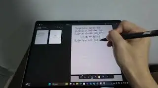 Microsoft Surface Pro 11 (Intel) Pen Bug: Writes While Hovering (Proof & Demonstration) - 2nd video