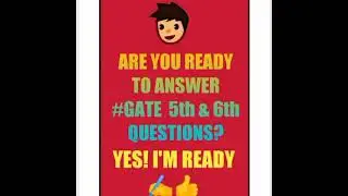 #Test 3: #Shorts #GATE #QUESTIONS #India_GATE_By_Nandani_Sharma | Test your GATE preparation Level 👍