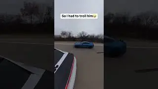 Trolling a 5.0 Mustang with my Scat Pack😂
