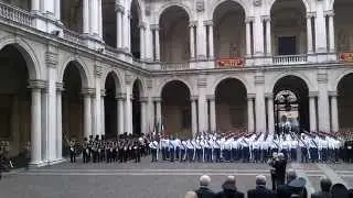 la cerimonia del cambio del Comandante, Onori alla Bandiera 10 ottobre 2014