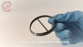 Two color carbide ring for pad printing machine