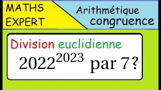 Terminale Maths Expert - Congruence -  2022^2023 modulo 7