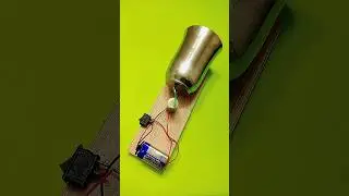 How to make a school bell with a DC motor #shorts