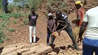 MEN at WORK Kadel Village quarry, Homa Bay County #subscribe 